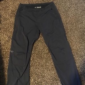 Arc’teryx full zip pants.